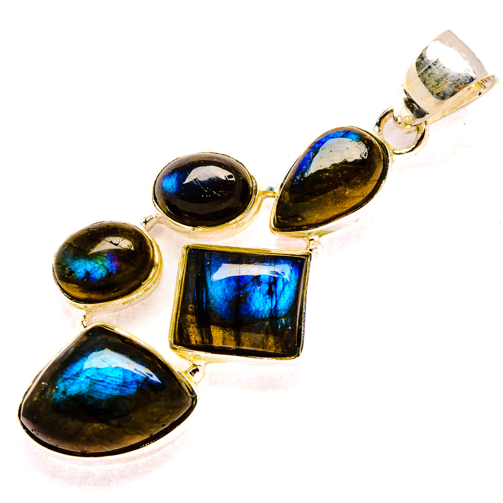 Labradorite Pendants handcrafted by Anasilvercos - PD31229 - Photo 2