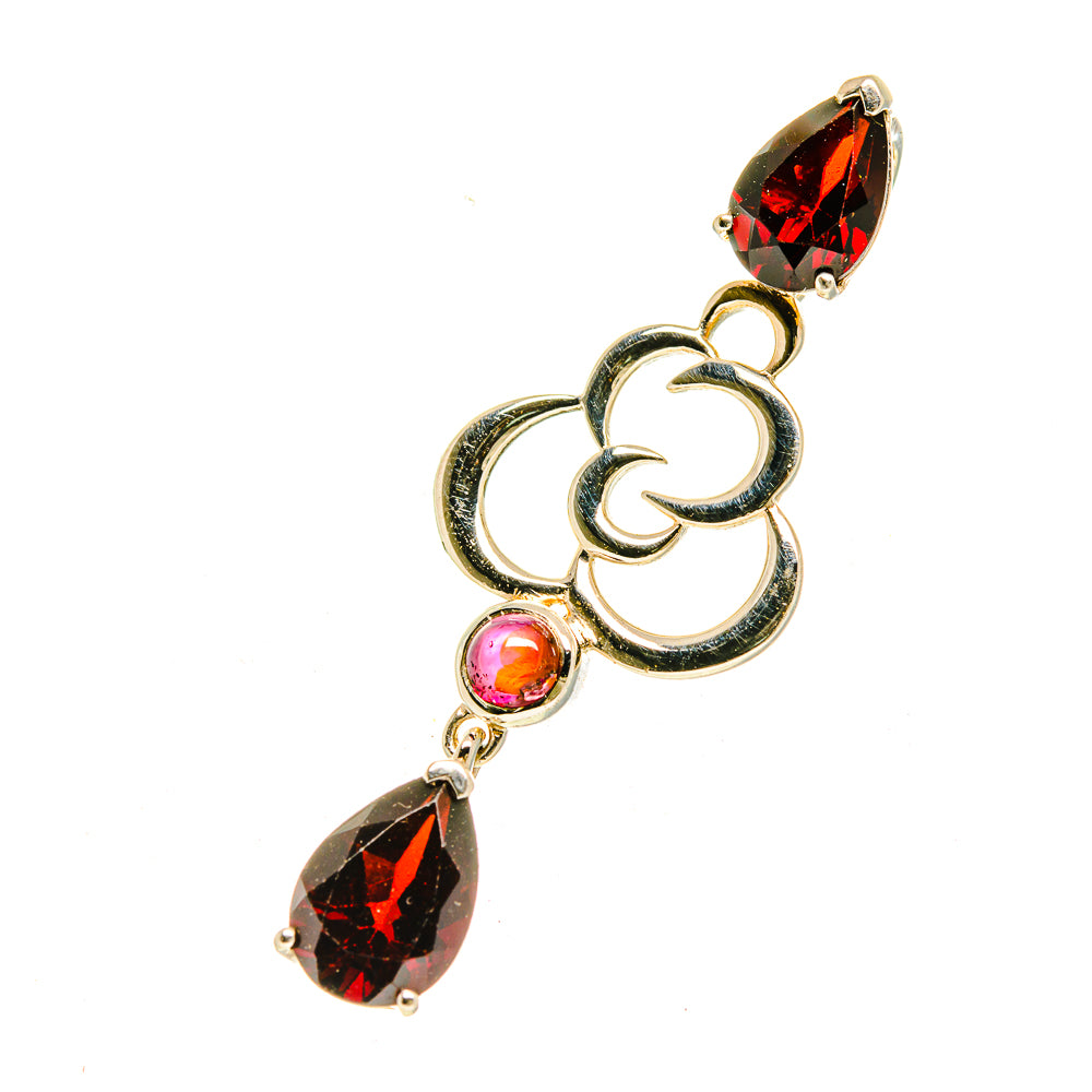 Garnet Pendants handcrafted by Anasilvercos - PD3123