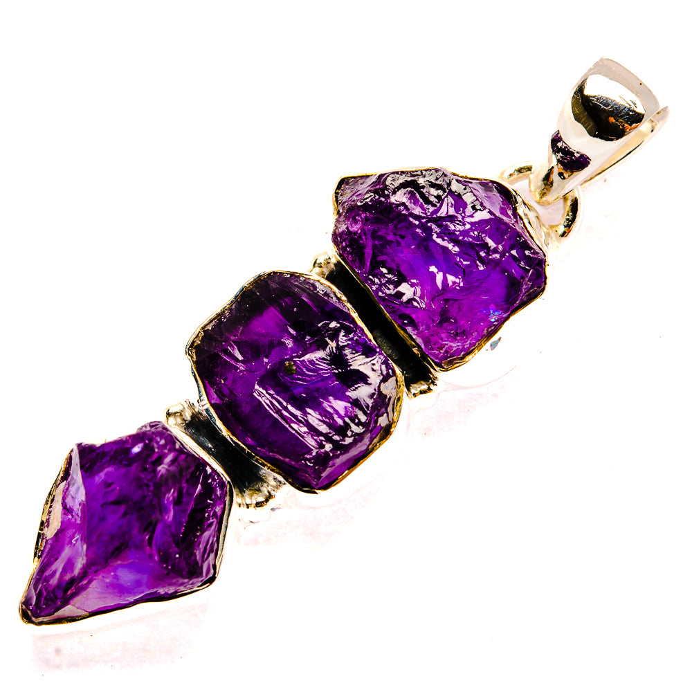 Amethyst Pendants handcrafted by Anasilvercos - PD31230 - Photo 2