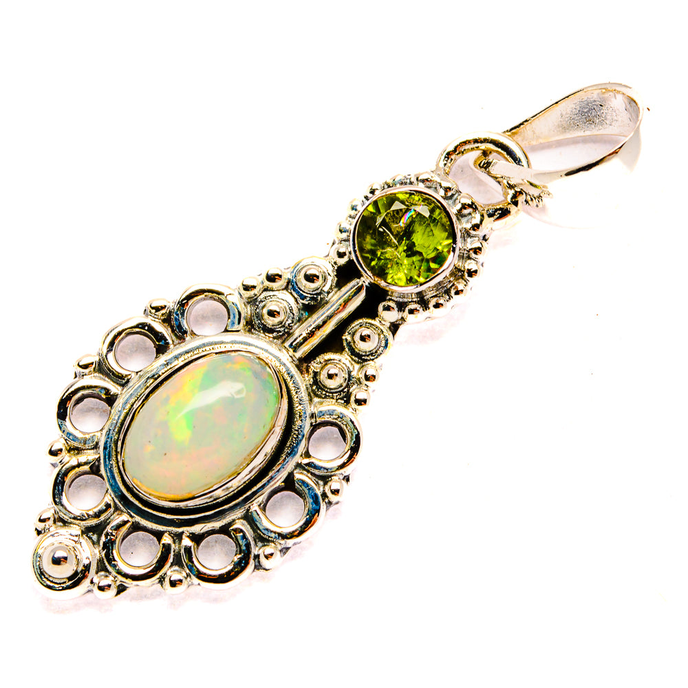 Ethiopian Opal Pendants handcrafted by Anasilvercos - PD31237 - Photo 2