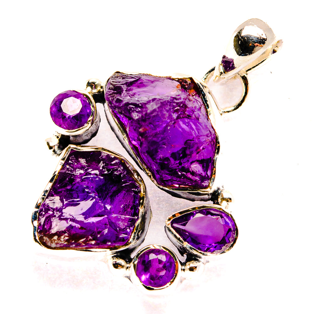 Amethyst Pendants handcrafted by Anasilvercos - PD31239 - Photo 2
