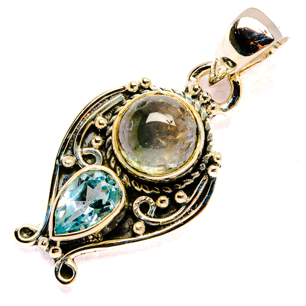 Aquamarine Pendants handcrafted by Anasilvercos - PD31241 - Photo 2