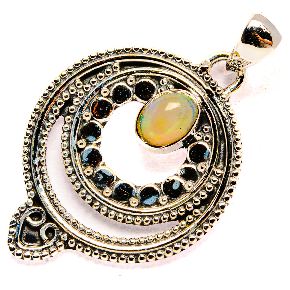 Ethiopian Opal Pendants handcrafted by Anasilvercos - PD31250 - Photo 2