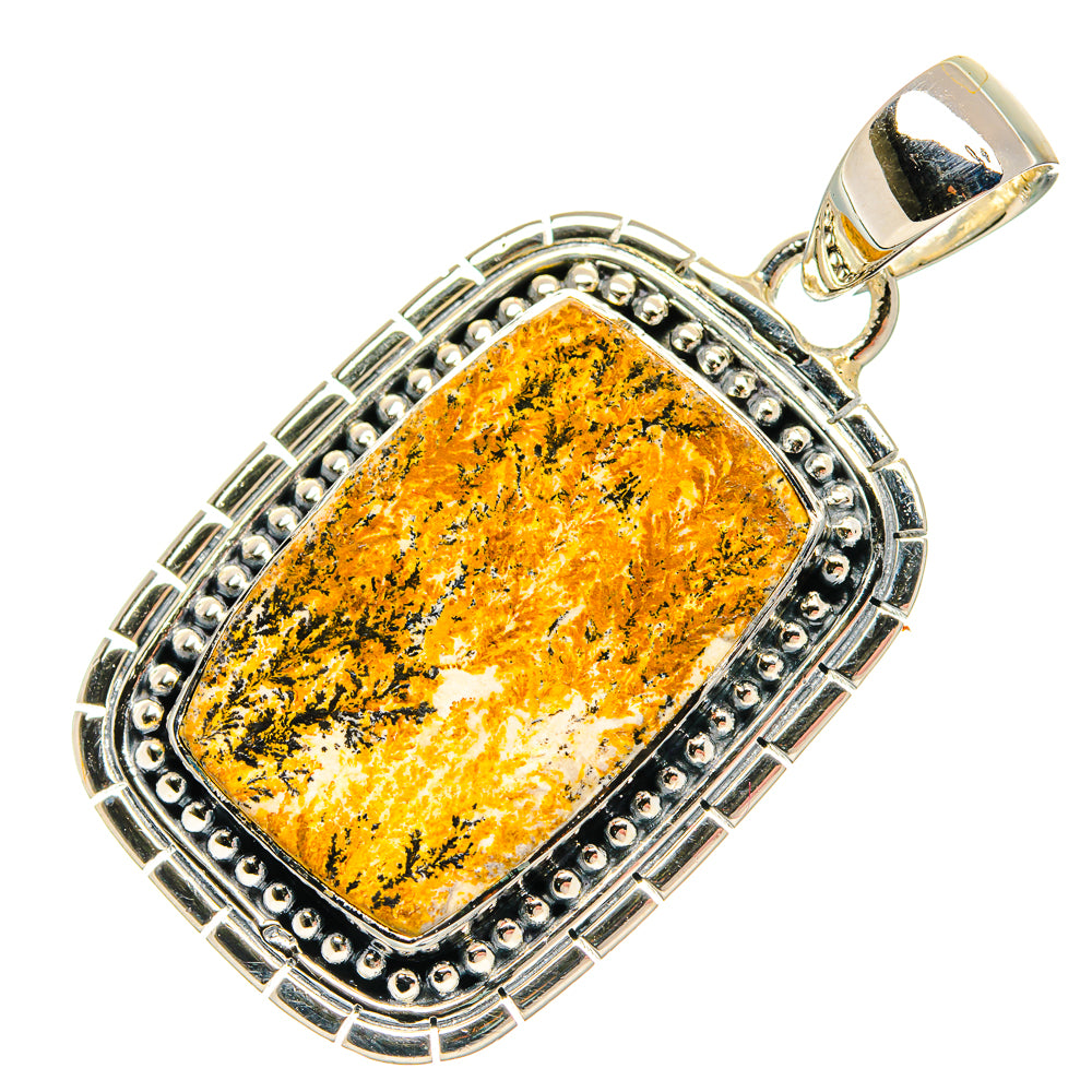 Germany Psilomelane Dendrite Pendants handcrafted by Anasilvercos - PD31257 - Photo 2