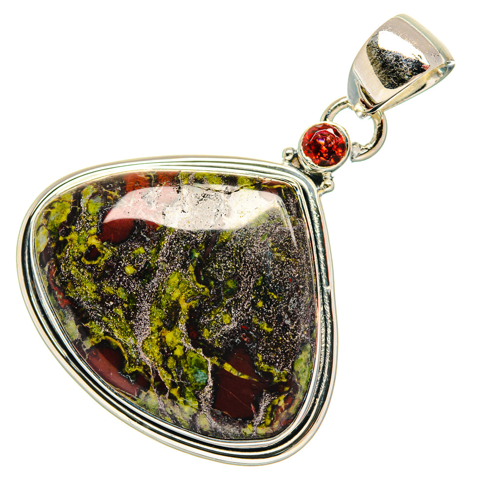 Rainforest Jasper Pendants handcrafted by Anasilvercos - PD31258 - Photo 2