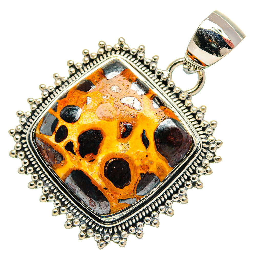 Bauxite Pendants handcrafted by Anasilvercos - PD31260 - Photo 2