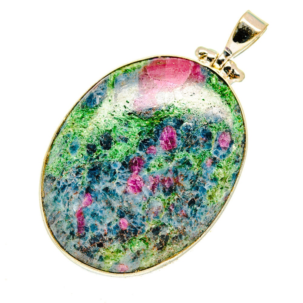 Ruby Fuchsite Pendants handcrafted by Anasilvercos - PD3127