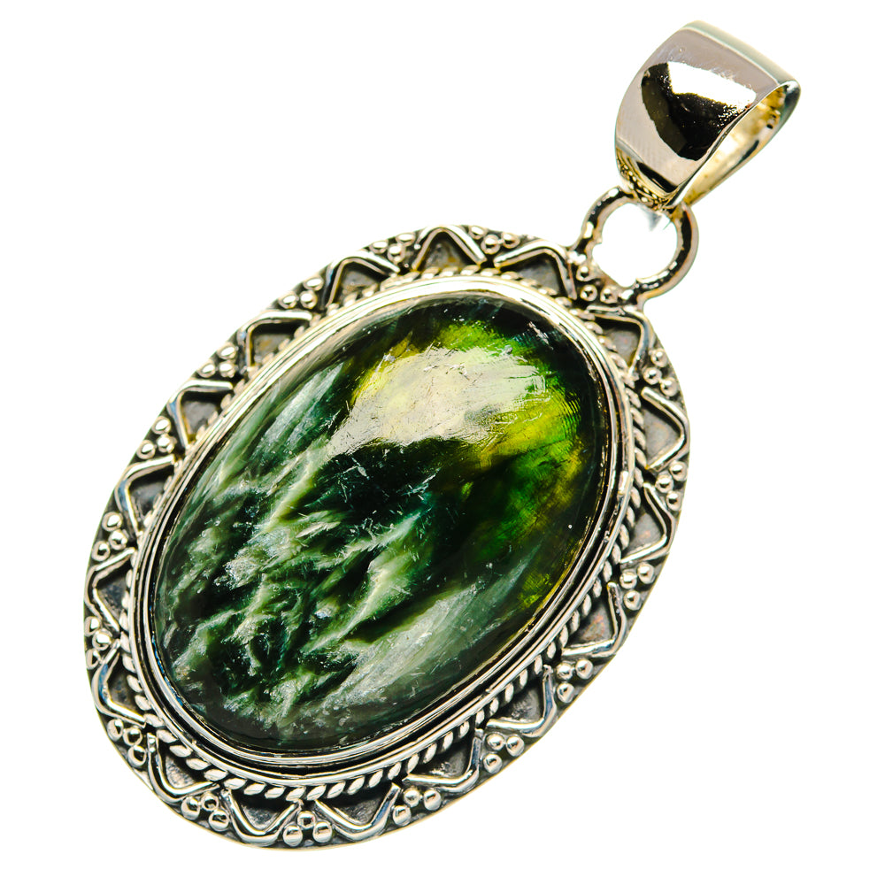 Seraphinite Pendants handcrafted by Anasilvercos - PD31277 - Photo 2