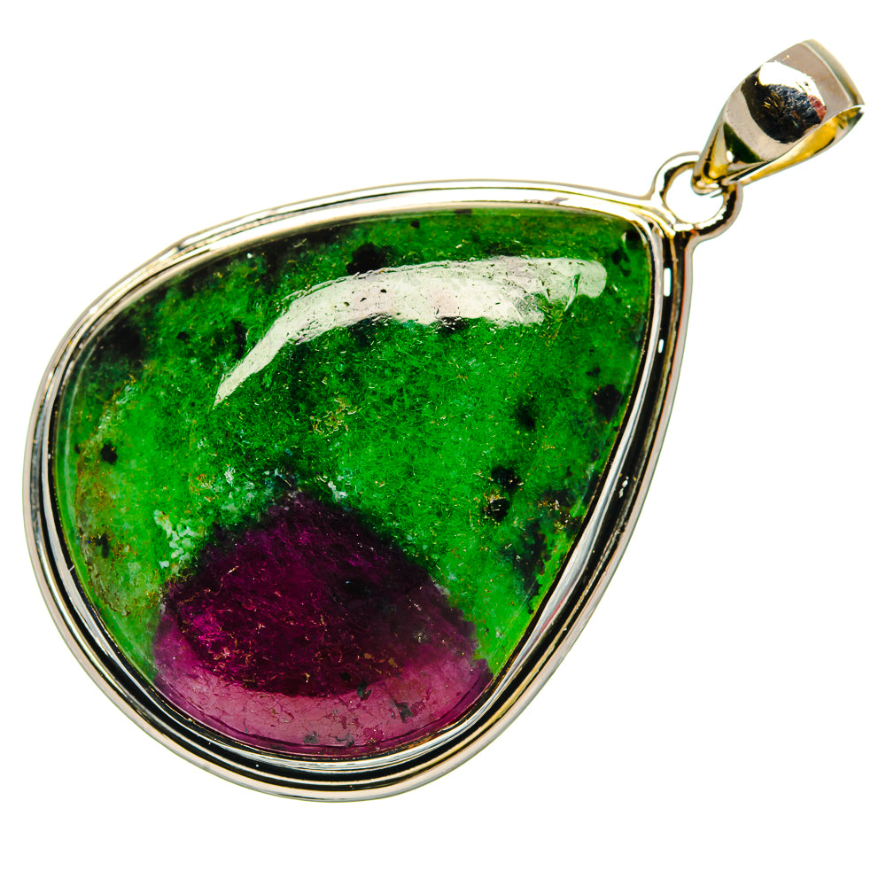 Ruby Zoisite Pendants handcrafted by Anasilvercos - PD31287 - Photo 2