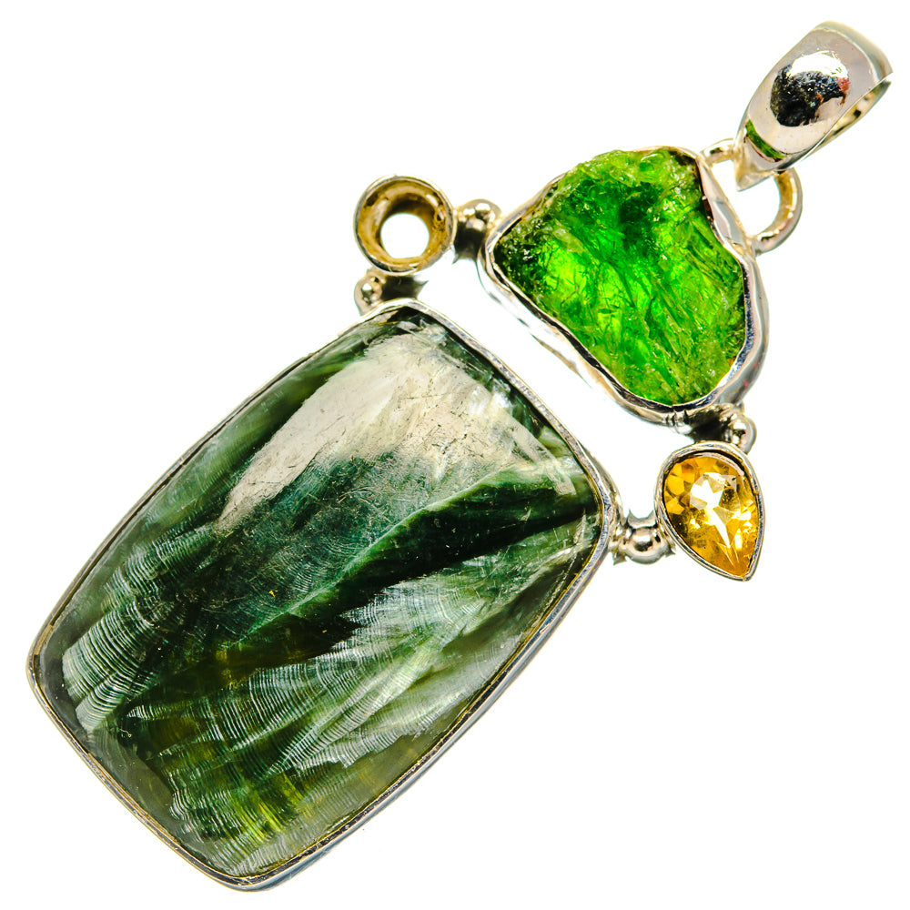 Seraphinite Pendants handcrafted by Anasilvercos - PD31293 - Photo 2