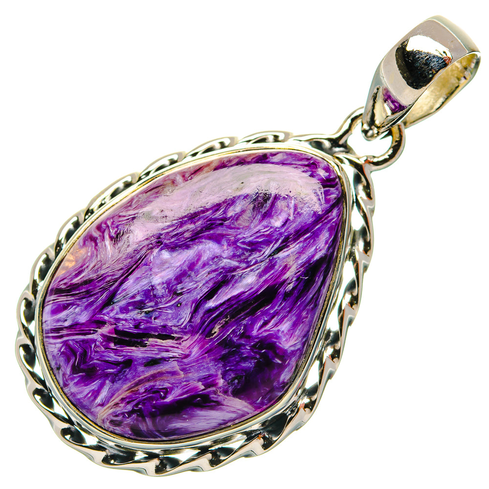 Charoite Pendants handcrafted by Anasilvercos - PD31301 - Photo 2