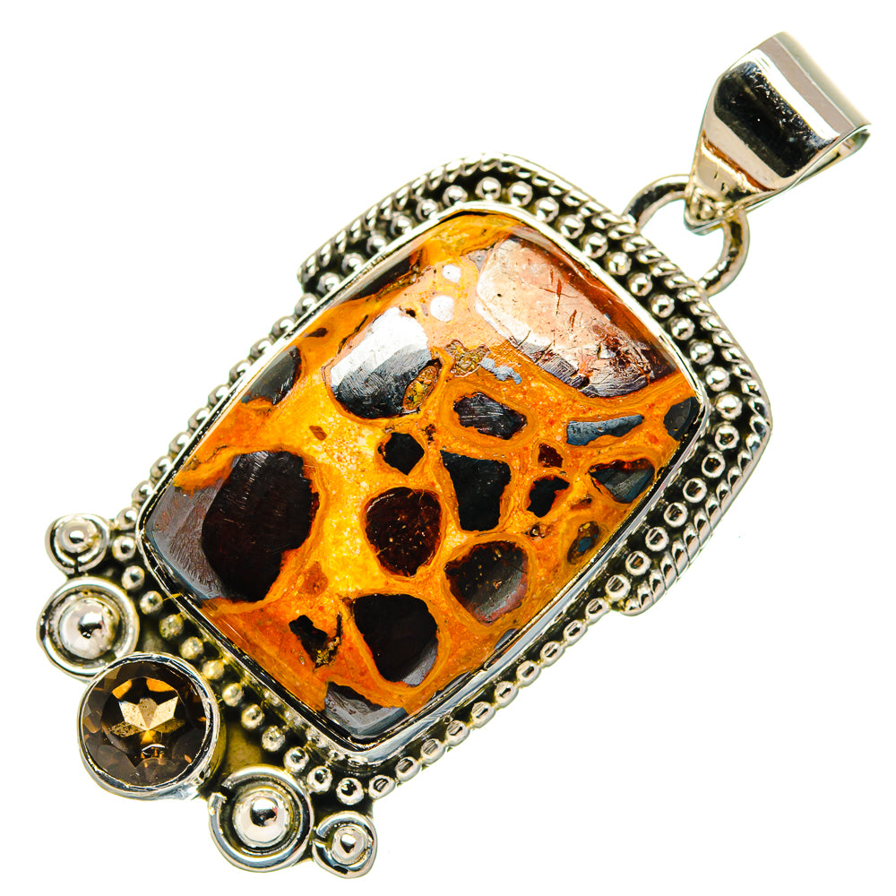 Bauxite Pendants handcrafted by Anasilvercos - PD31306 - Photo 2