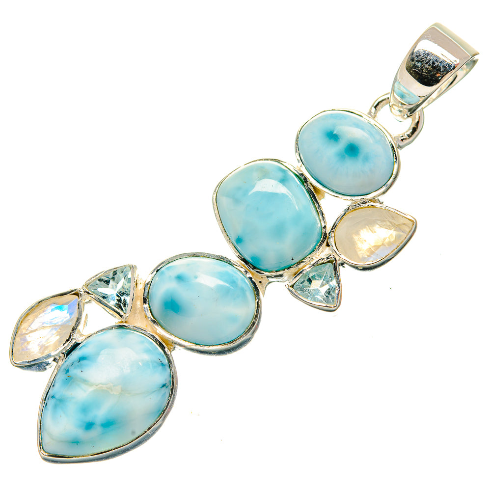 Larimar Pendants handcrafted by Anasilvercos - PD31308 - Photo 2