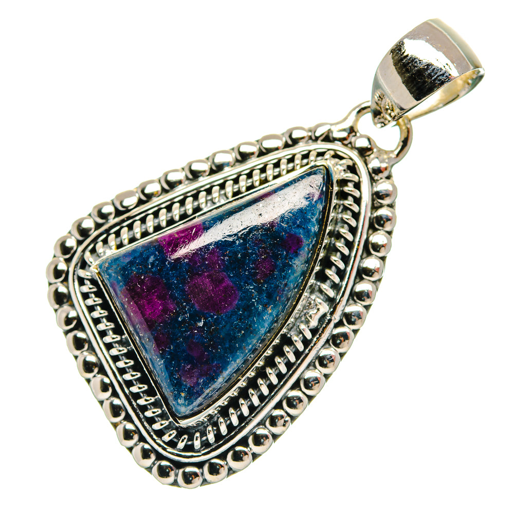Ruby Fuchsite Pendants handcrafted by Anasilvercos - PD31309 - Photo 2