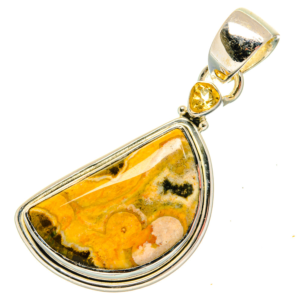 Ocean Jasper Pendants handcrafted by Anasilvercos - PD31314 - Photo 2