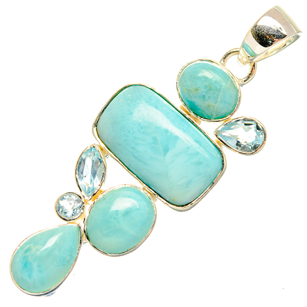 Larimar Pendants handcrafted by Anasilvercos - PD31315 - Photo 2