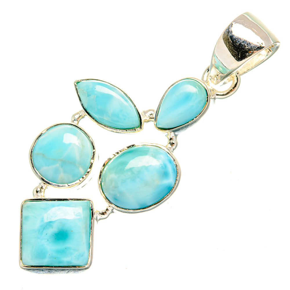 Larimar Pendants handcrafted by Anasilvercos - PD31316 - Photo 2