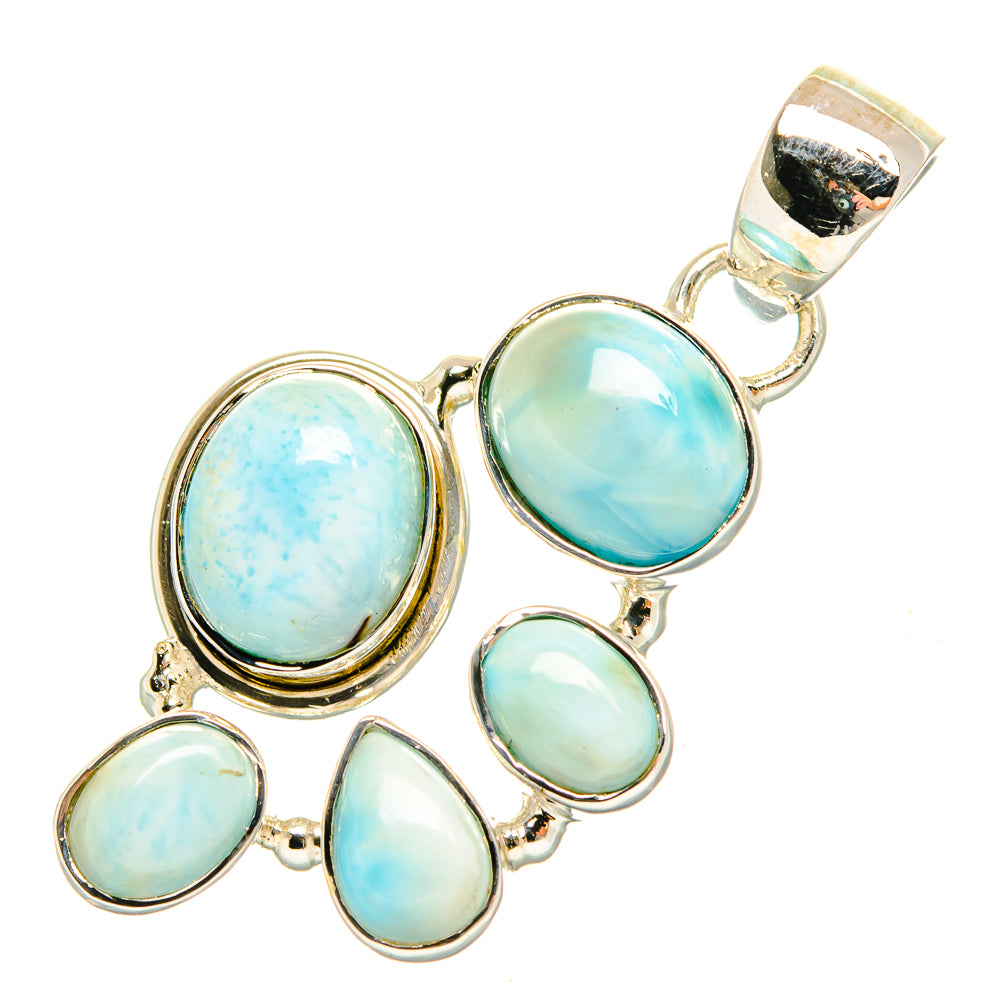Larimar Pendants handcrafted by Anasilvercos - PD31317 - Photo 2