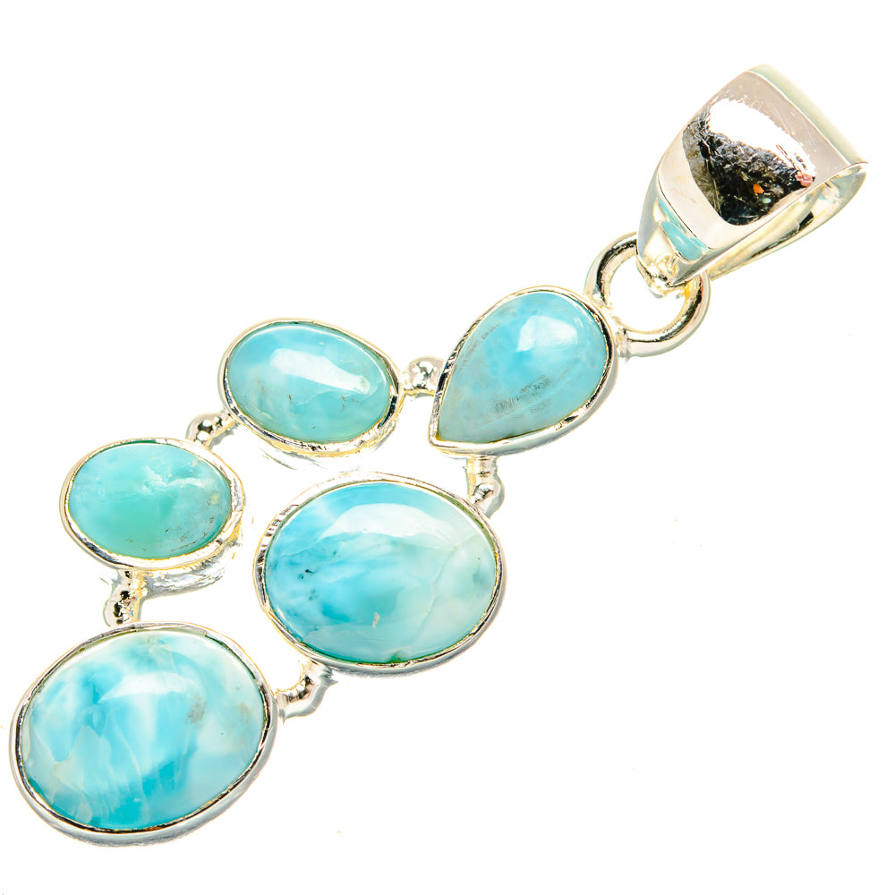 Larimar Pendants handcrafted by Anasilvercos - PD31318 - Photo 2