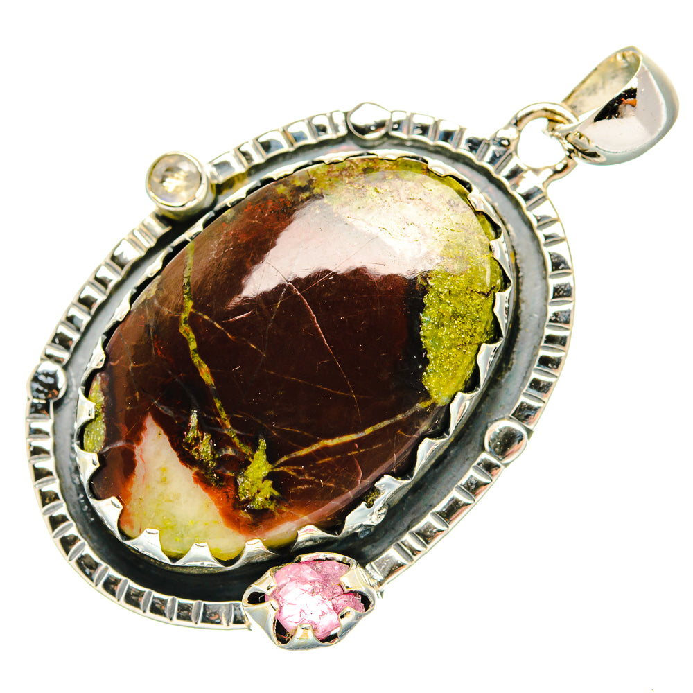 Rainforest Jasper Pendants handcrafted by Anasilvercos - PD31320 - Photo 2