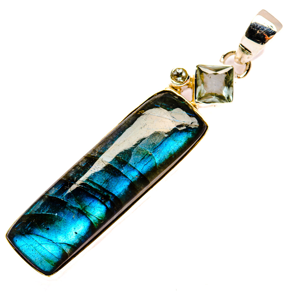 Labradorite Pendants handcrafted by Anasilvercos - PD31328 - Photo 2