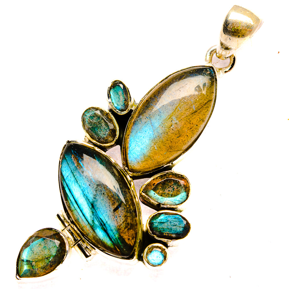 Labradorite Pendants handcrafted by Anasilvercos - PD31337 - Photo 2