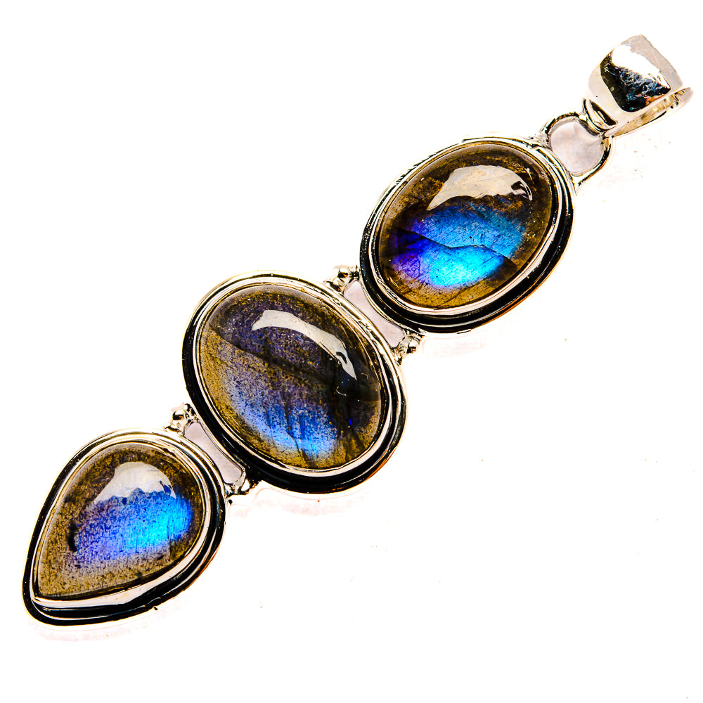 Labradorite Pendants handcrafted by Anasilvercos - PD31345 - Photo 2