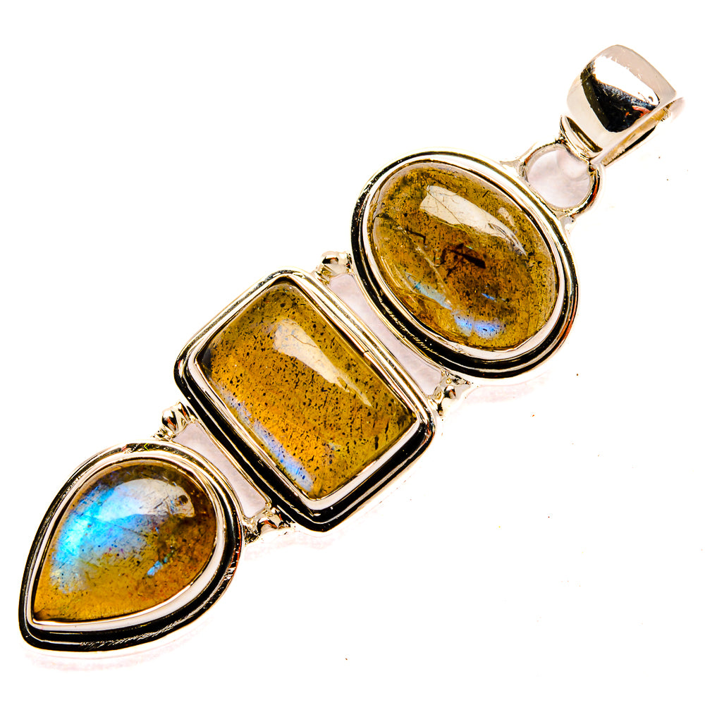 Labradorite Pendants handcrafted by Anasilvercos - PD31357 - Photo 2