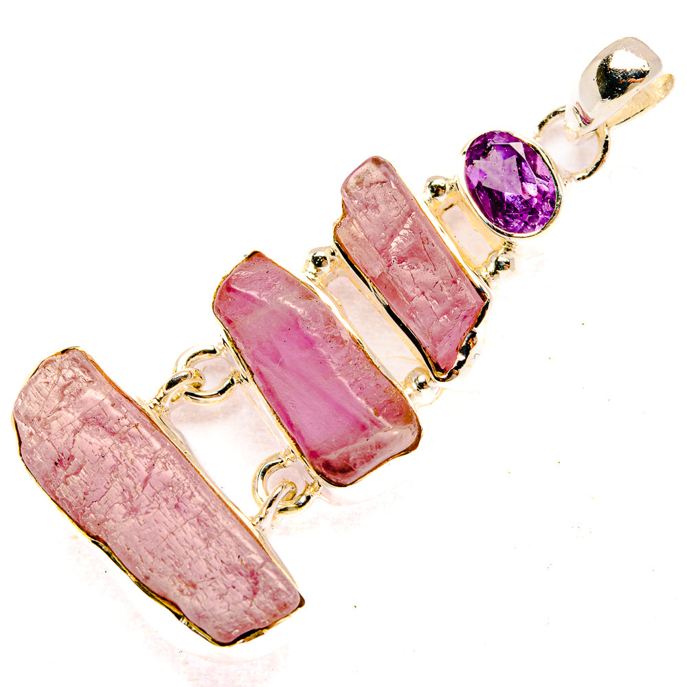 Kunzite Pendants handcrafted by Anasilvercos - PD31361 - Photo 2