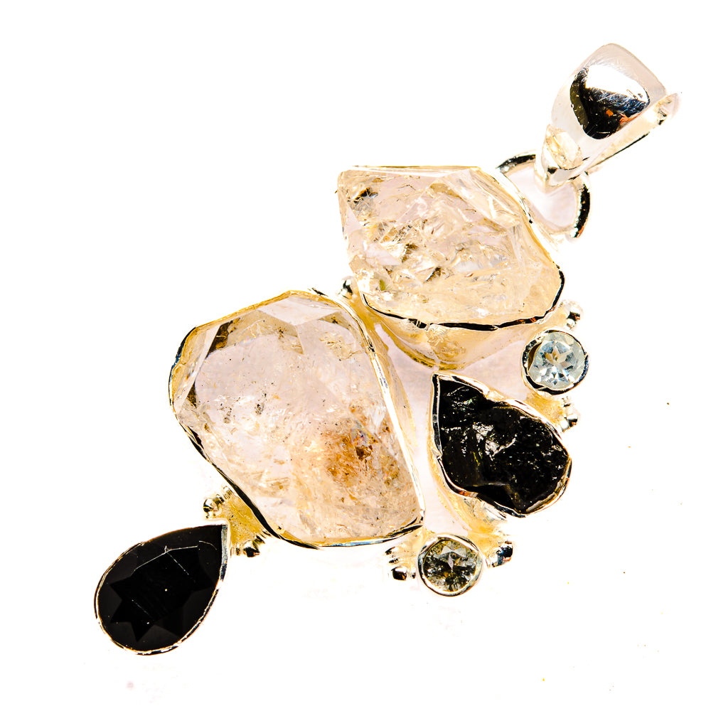 Herkimer Diamond Pendants handcrafted by Anasilvercos - PD31367 - Photo 2