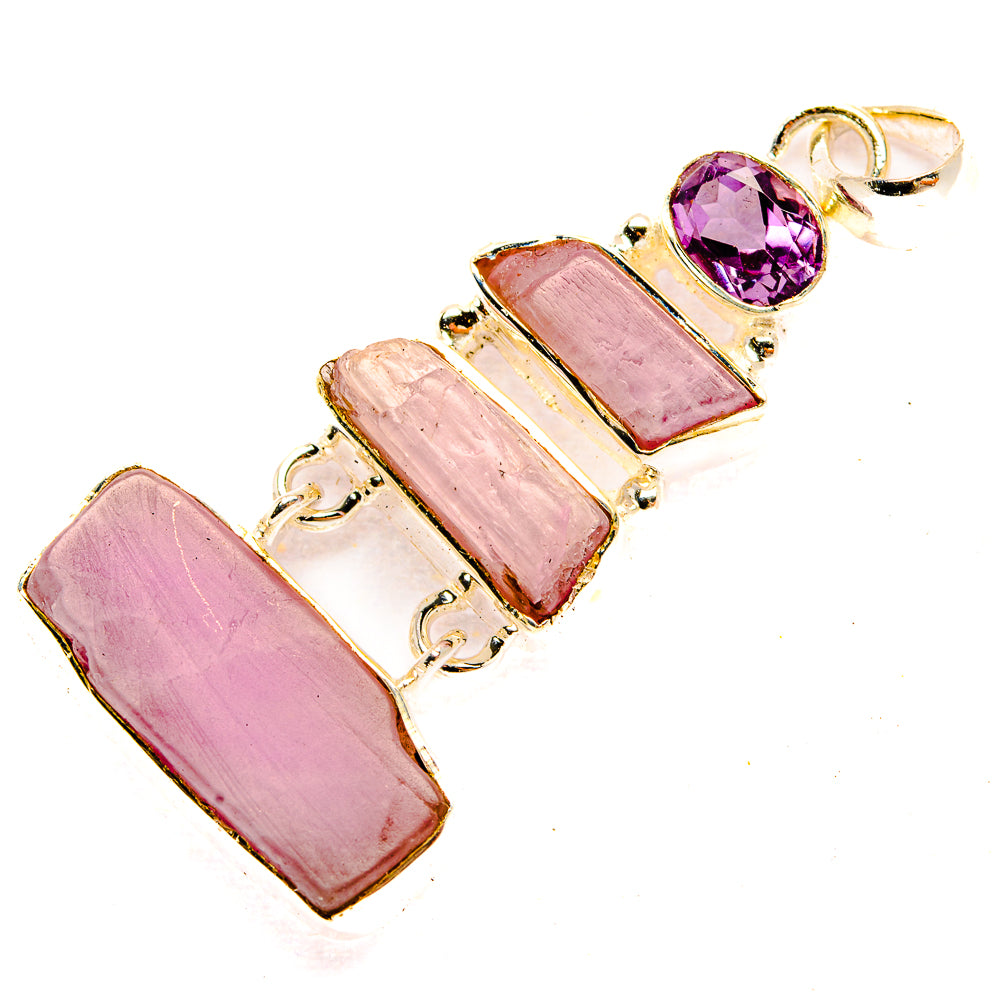 Kunzite Pendants handcrafted by Anasilvercos - PD31369 - Photo 2