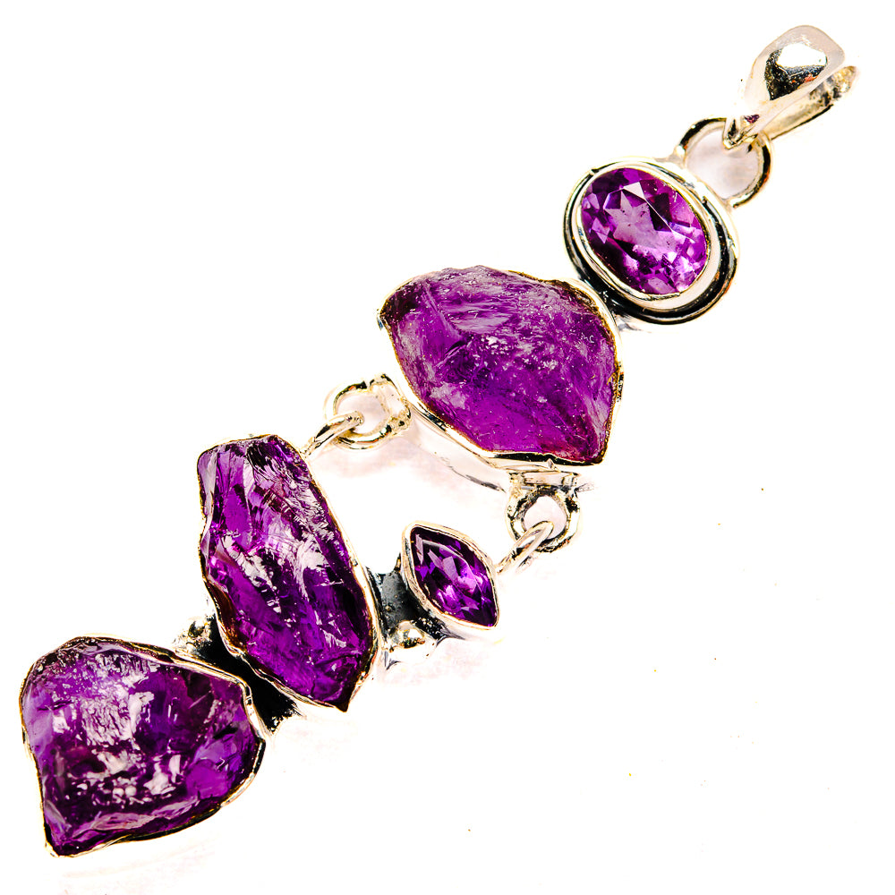 Amethyst Pendants handcrafted by Anasilvercos - PD31372 - Photo 2