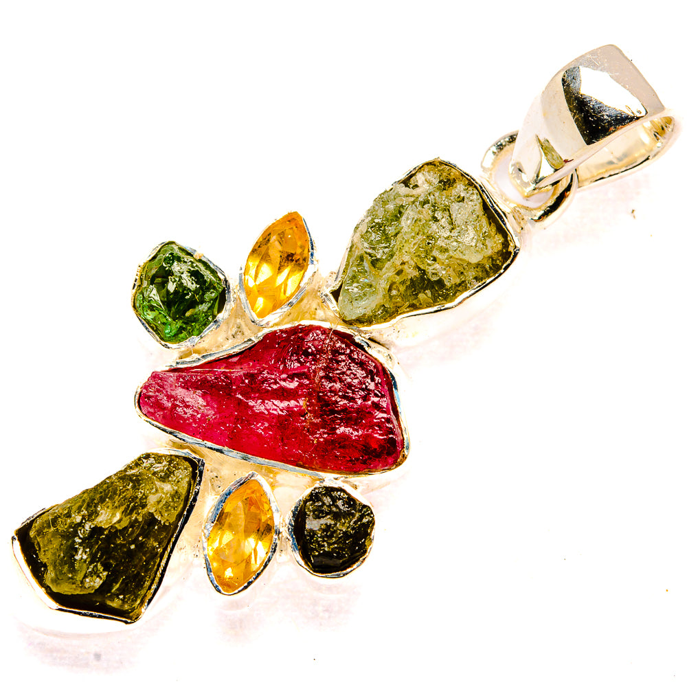 Tourmaline Pendants handcrafted by Anasilvercos - PD31384 - Photo 2