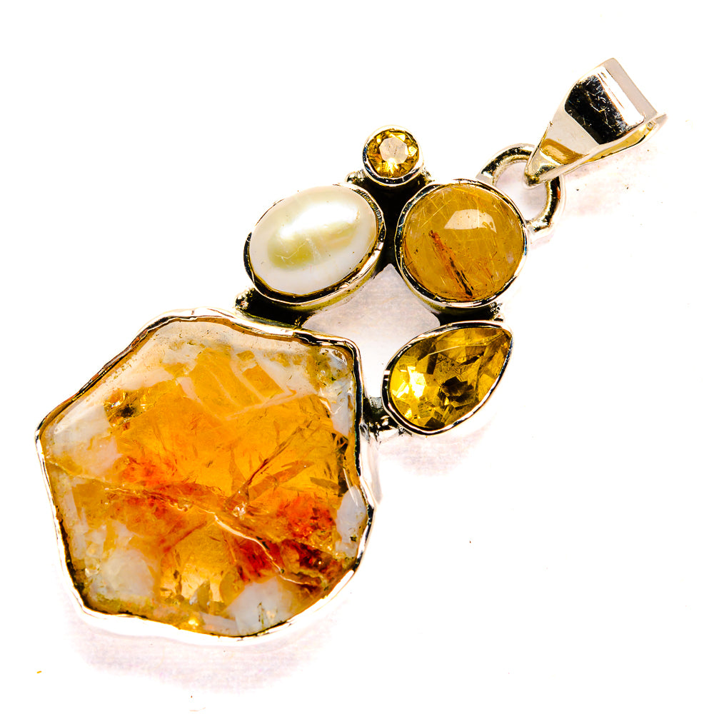 Citrine Pendants handcrafted by Anasilvercos - PD31395 - Photo 2