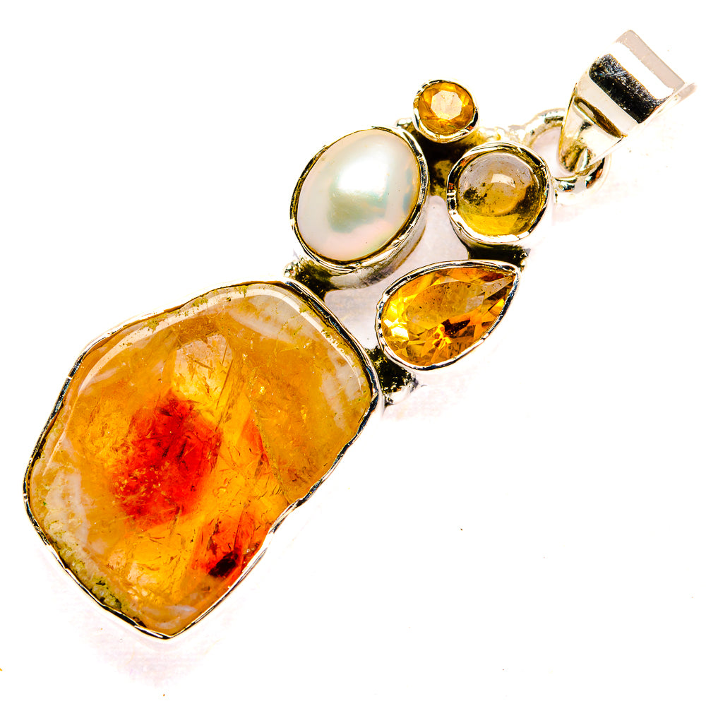 Citrine Pendants handcrafted by Anasilvercos - PD31396 - Photo 2