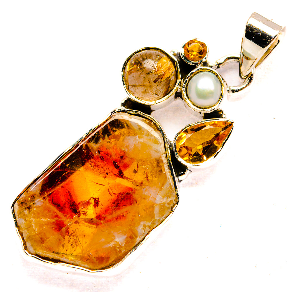 Citrine Pendants handcrafted by Anasilvercos - PD31407 - Photo 2