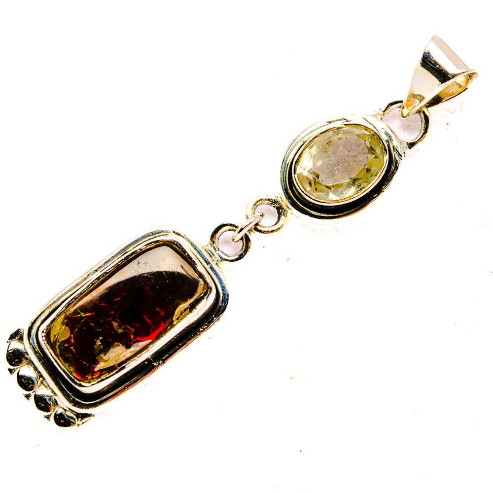 Ammolite Pendants handcrafted by Anasilvercos - PD31413 - Photo 2