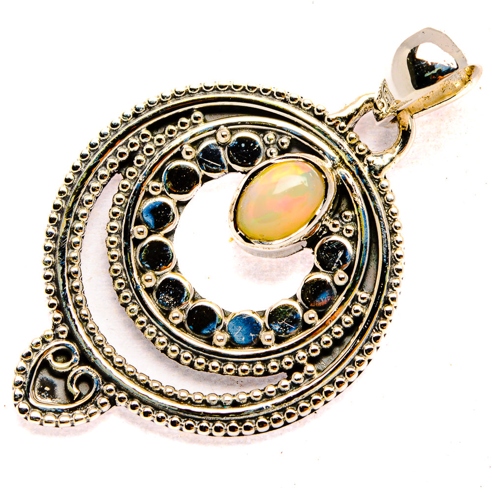 Ethiopian Opal Pendants handcrafted by Anasilvercos - PD31417 - Photo 2
