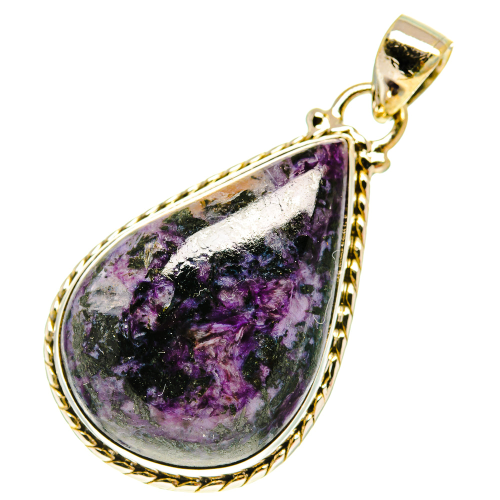 Charoite Pendants handcrafted by Anasilvercos - PD3142