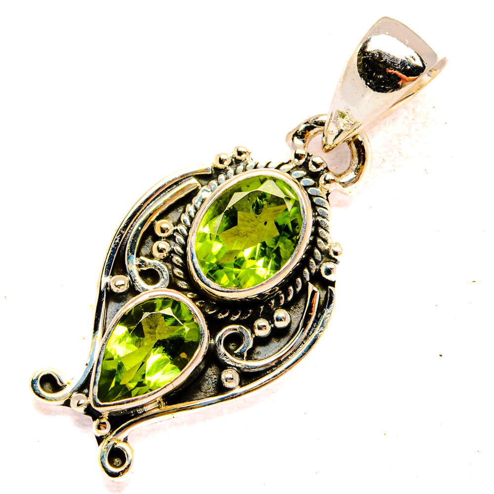 Peridot Pendants handcrafted by Anasilvercos - PD31425 - Photo 2