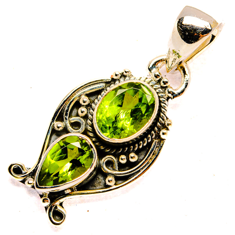 Peridot Pendants handcrafted by Anasilvercos - PD31430 - Photo 2