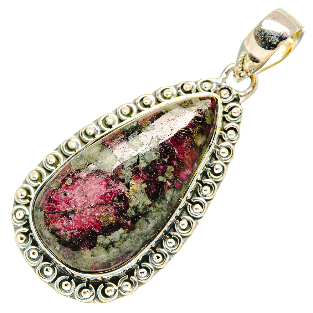 Russian Eudialyte Pendants handcrafted by Anasilvercos - PD31458 - Photo 2