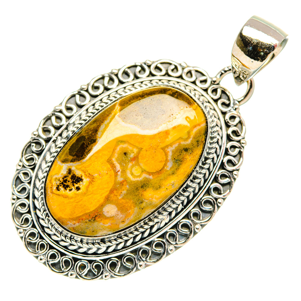Ocean Jasper Pendants handcrafted by Anasilvercos - PD31464 - Photo 2