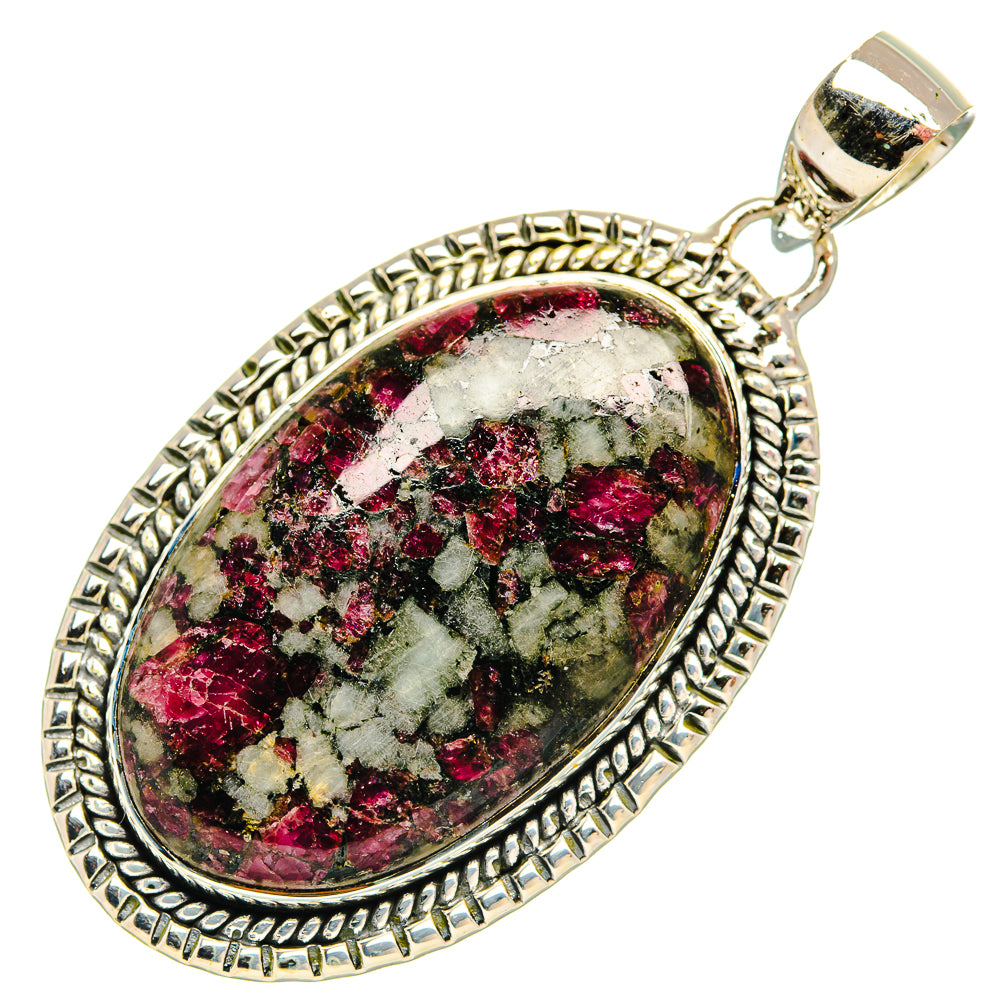 Russian Eudialyte Pendants handcrafted by Anasilvercos - PD31472 - Photo 2
