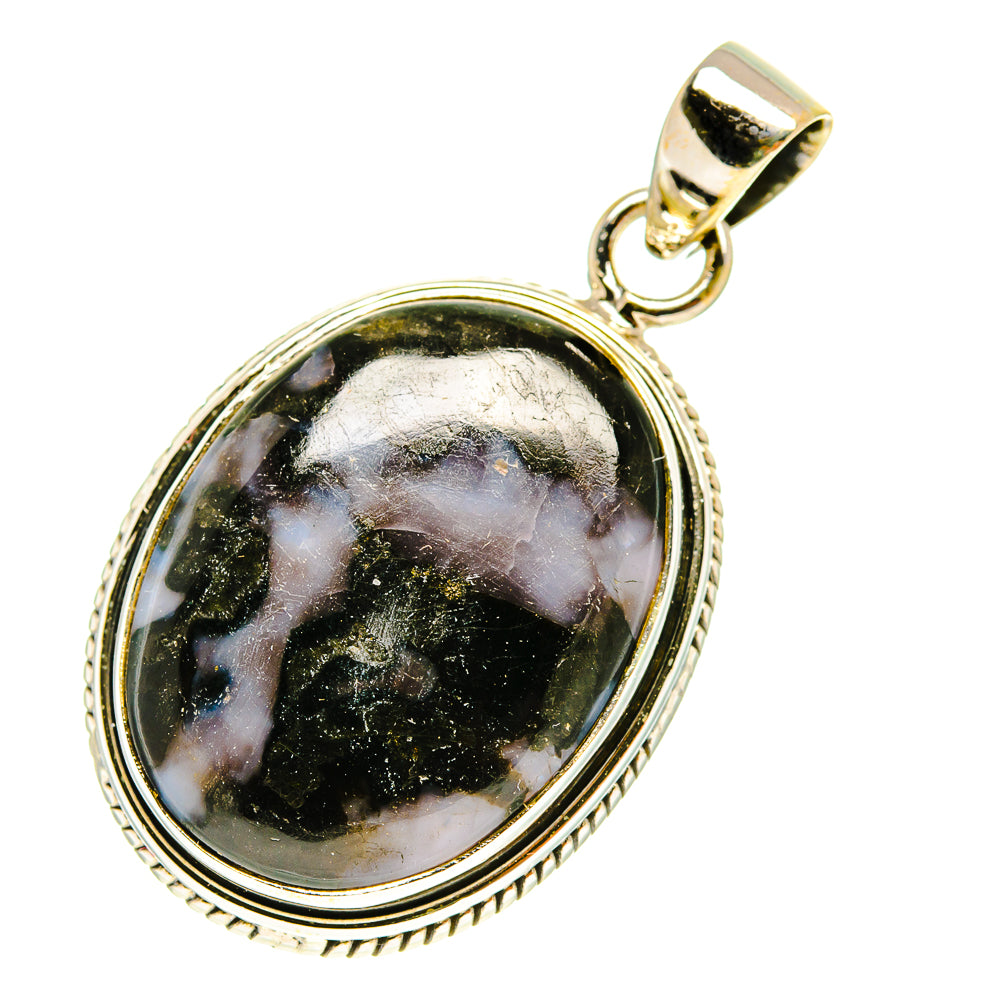 Gabbro Stone Pendants handcrafted by Anasilvercos - PD3147