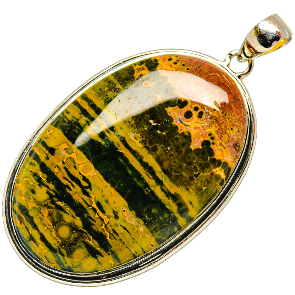 Ocean Jasper Pendants handcrafted by Anasilvercos - PD31482 - Photo 2