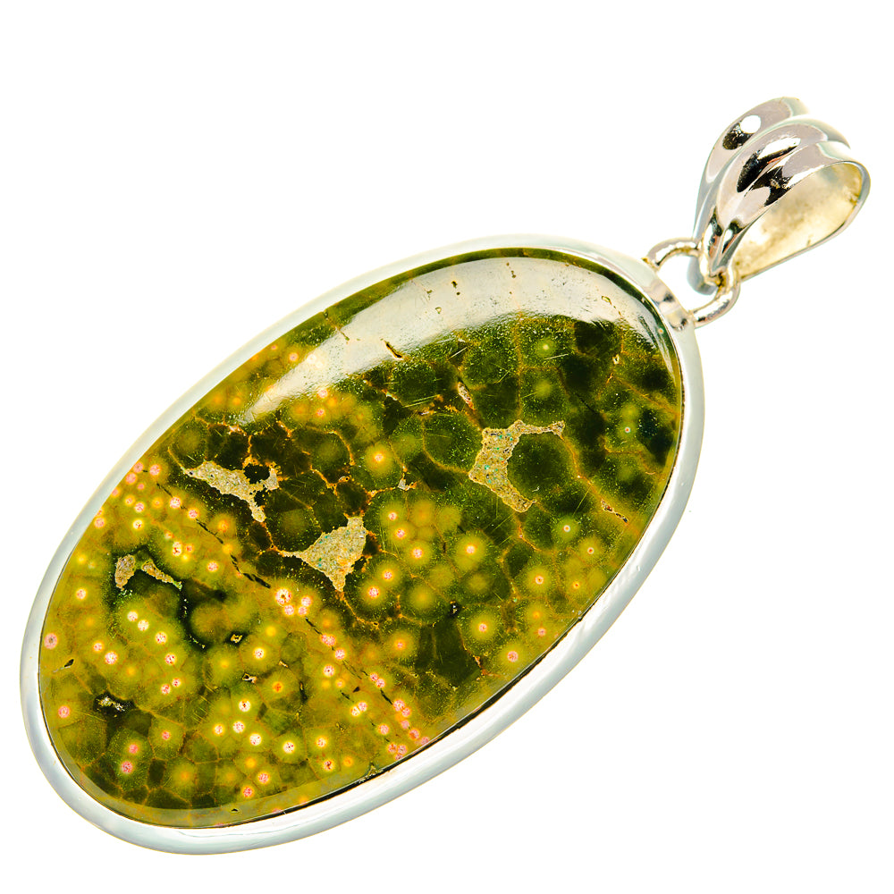 Ocean Jasper Pendants handcrafted by Anasilvercos - PD31485 - Photo 2