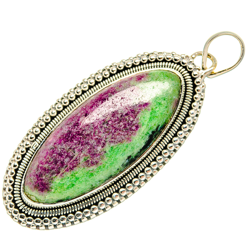 Ruby Zoisite Pendants handcrafted by Anasilvercos - PD31490 - Photo 2
