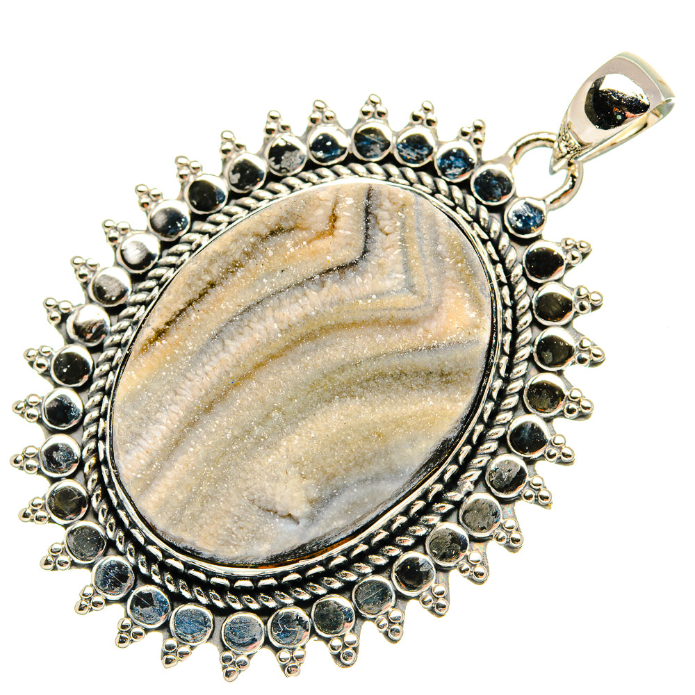Desert Druzy Pendants handcrafted by Anasilvercos - PD31491 - Photo 2