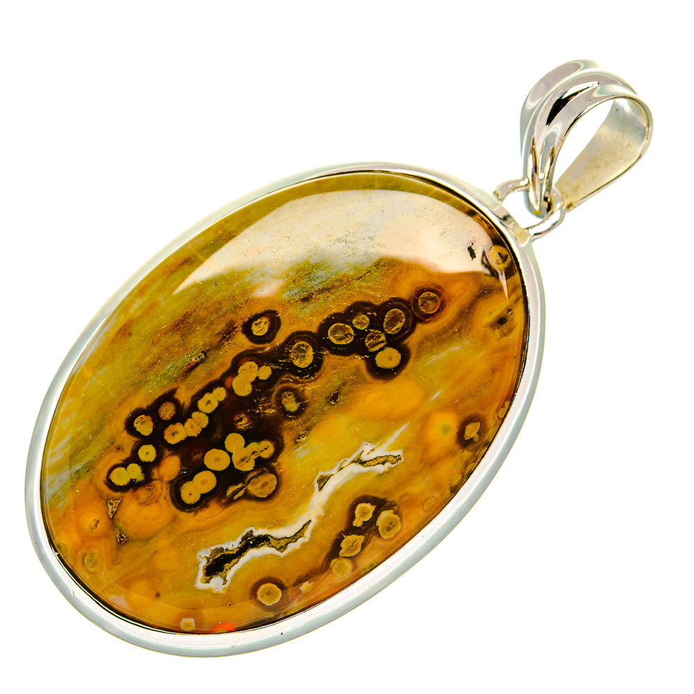 Ocean Jasper Pendants handcrafted by Anasilvercos - PD31499 - Photo 2